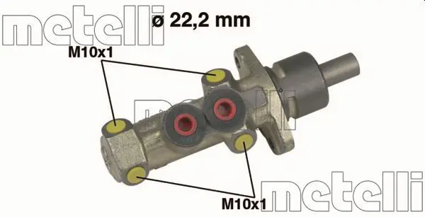 Handler.Part Brake master cylinder METELLI 050206 1