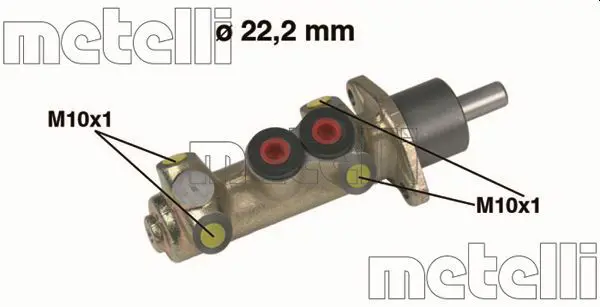 Handler.Part Brake master cylinder METELLI 050208 1