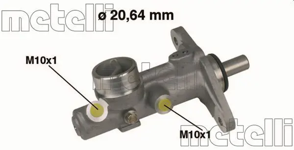 Handler.Part Brake master cylinder METELLI 050210 1