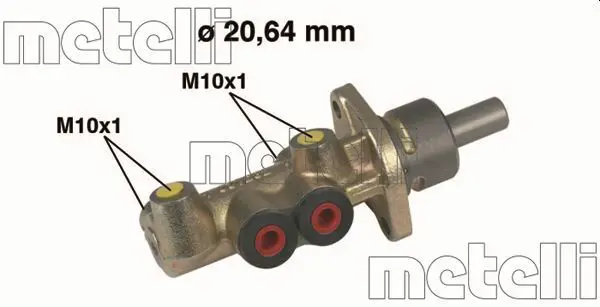 Handler.Part Brake master cylinder METELLI 050221 1