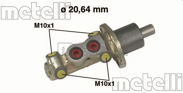 Handler.Part Brake master cylinder METELLI 050226 1