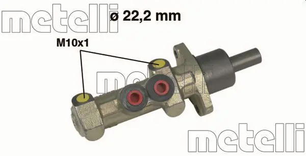 Handler.Part Brake master cylinder METELLI 050227 1