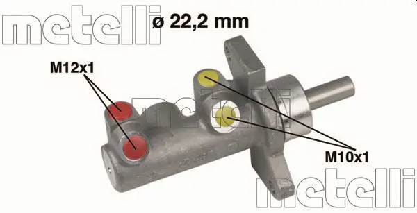 Handler.Part Brake master cylinder METELLI 050230 1