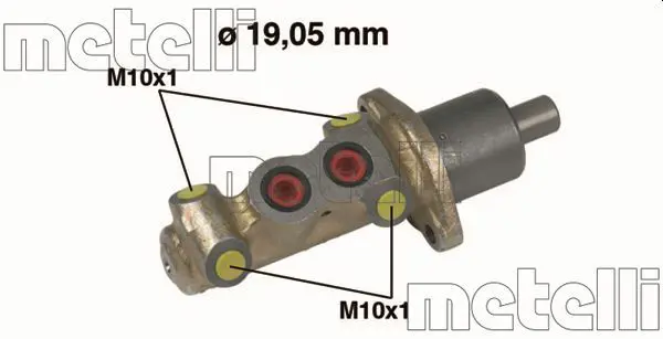 Handler.Part Brake master cylinder METELLI 050231 1