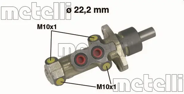 Handler.Part Brake master cylinder METELLI 050233 1