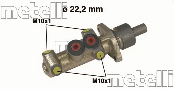 Handler.Part Brake master cylinder METELLI 050243 1