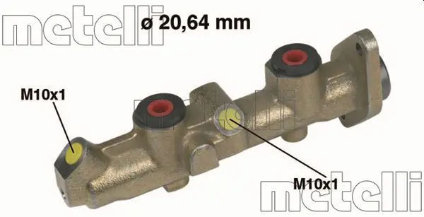 Handler.Part Brake master cylinder METELLI 050251 1