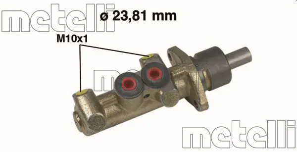 Handler.Part Brake master cylinder METELLI 050252 1