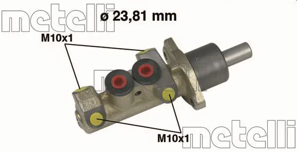 Handler.Part Brake master cylinder METELLI 050253 1