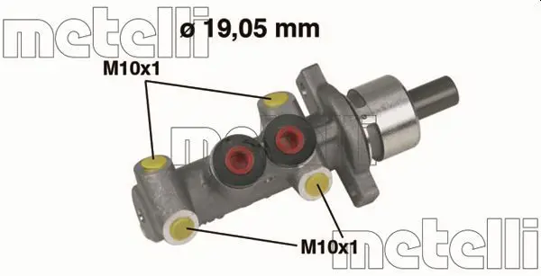 Handler.Part Brake master cylinder METELLI 050266 1