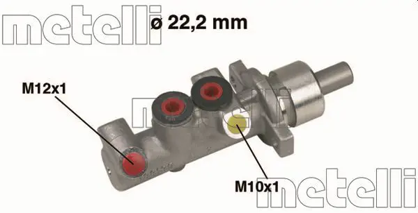 Handler.Part Brake master cylinder METELLI 050309 1