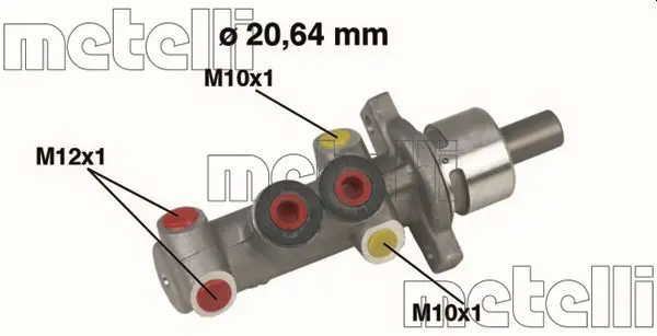 Handler.Part Brake master cylinder METELLI 050319 1