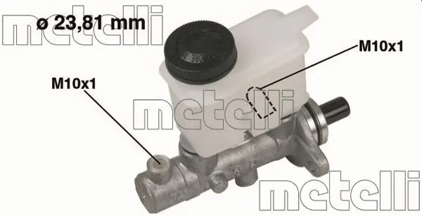 Handler.Part Brake master cylinder METELLI 050331 1