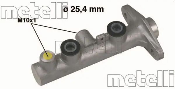 Handler.Part Brake master cylinder METELLI 050347 1