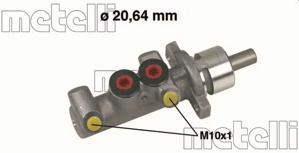 Handler.Part Brake master cylinder METELLI 050356 1