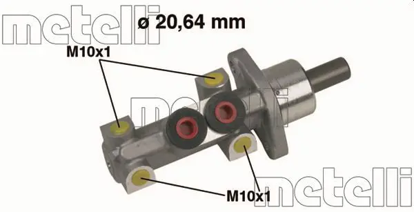 Handler.Part Brake master cylinder METELLI 050360 1