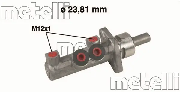 Handler.Part Brake master cylinder METELLI 050385 1