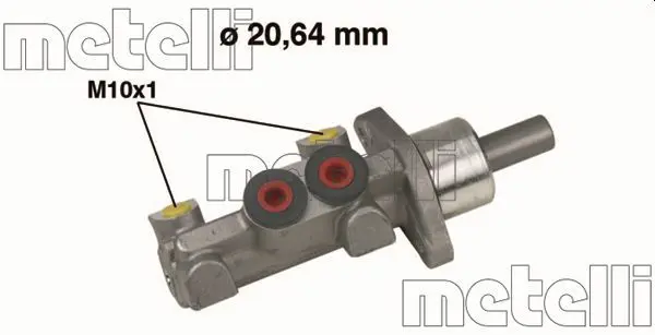 Handler.Part Brake master cylinder METELLI 050391 1