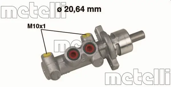 Handler.Part Brake master cylinder METELLI 050396 1