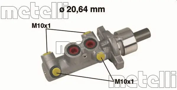 Handler.Part Brake master cylinder METELLI 050397 1