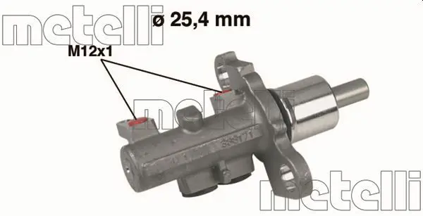 Handler.Part Brake master cylinder METELLI 050402 1