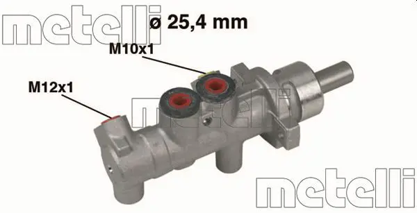 Handler.Part Brake master cylinder METELLI 050414 1