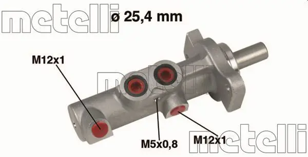 Handler.Part Brake master cylinder METELLI 050425 1