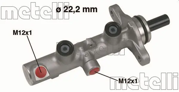 Handler.Part Brake master cylinder METELLI 050428 1