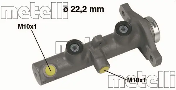 Handler.Part Brake master cylinder METELLI 050430 1