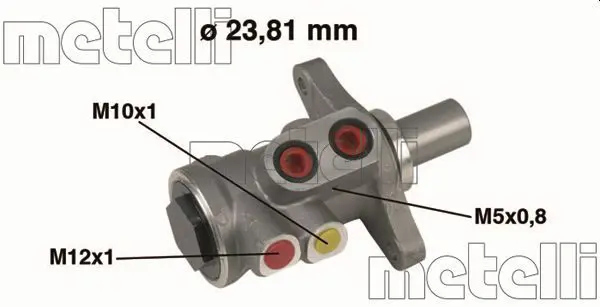 Handler.Part Brake master cylinder METELLI 050448 1