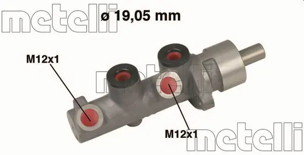 Handler.Part Brake master cylinder METELLI 050472 1