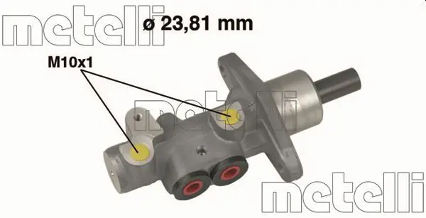 Handler.Part Brake master cylinder METELLI 050490 1