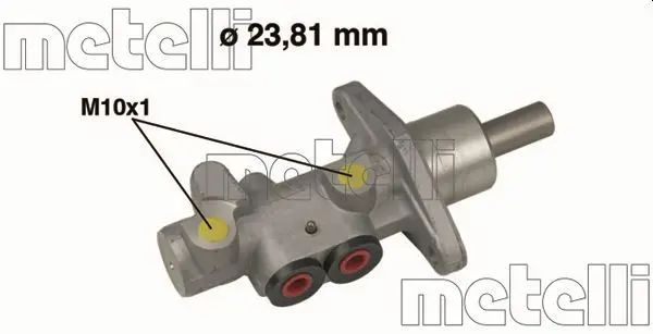 Handler.Part Brake master cylinder METELLI 050494 1