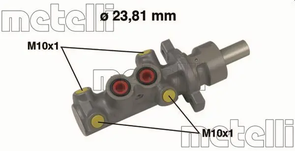 Handler.Part Brake master cylinder METELLI 050504 1