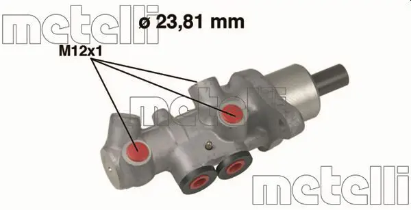 Handler.Part Brake master cylinder METELLI 050536 1