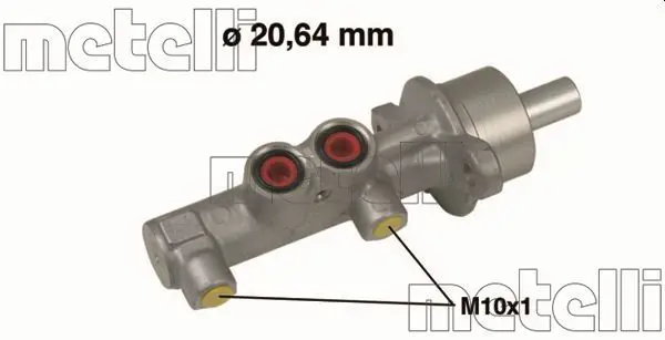 Handler.Part Brake master cylinder METELLI 050538 1