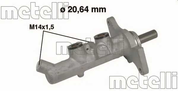 Handler.Part Brake master cylinder METELLI 050593 1