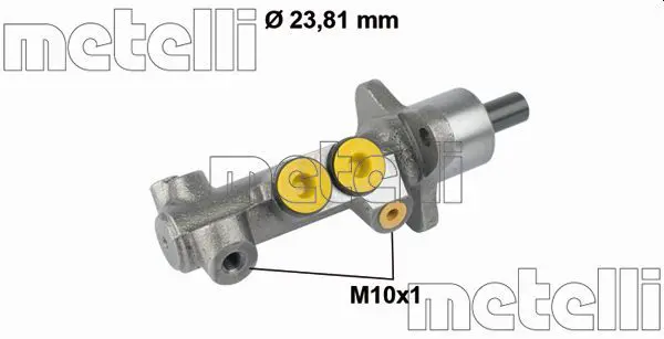 Handler.Part Brake master cylinder METELLI 050599 1