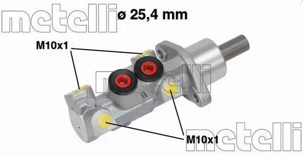 Handler.Part Brake master cylinder METELLI 050604 1