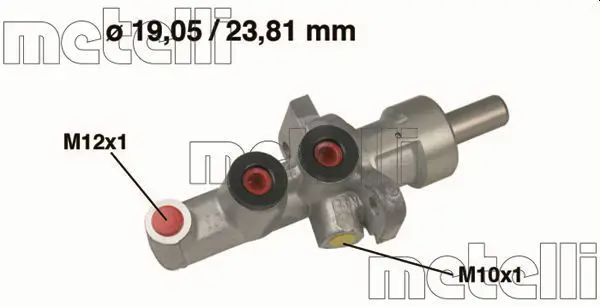 Handler.Part Brake master cylinder METELLI 050619 1