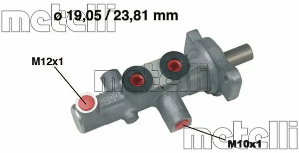 Handler.Part Brake master cylinder METELLI 050621 1