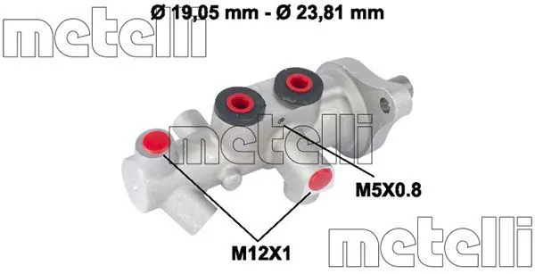 Handler.Part Brake master cylinder METELLI 050623 1