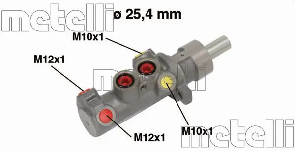 Handler.Part Brake master cylinder METELLI 050641 1