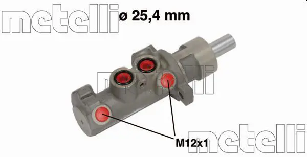 Handler.Part Brake master cylinder METELLI 050642 1