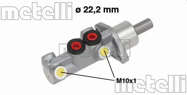 Handler.Part Brake master cylinder METELLI 050666 1