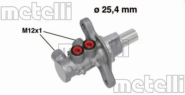 Handler.Part Brake master cylinder METELLI 050674 1