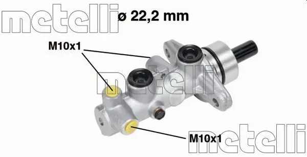 Handler.Part Brake master cylinder METELLI 050688 1