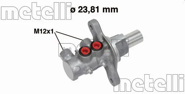 Handler.Part Brake master cylinder METELLI 050700 1