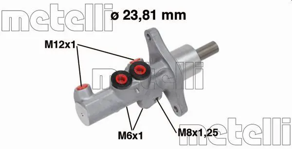 Handler.Part Brake master cylinder METELLI 050719 1