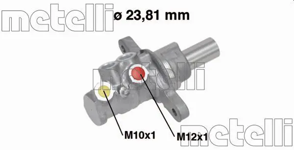 Handler.Part Brake master cylinder METELLI 050724 1